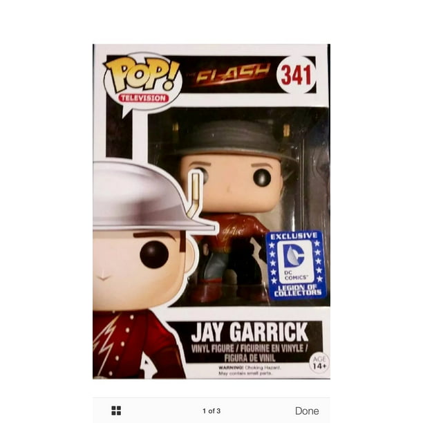 Jay Garrick Collectible Vinyl Figure w/ protector case Funko Pop TV The Flash 